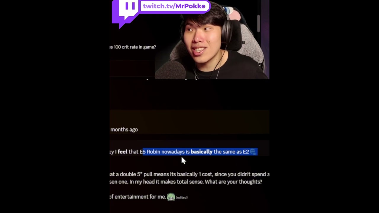ROBIN E6 CHANGES NOTHING?!