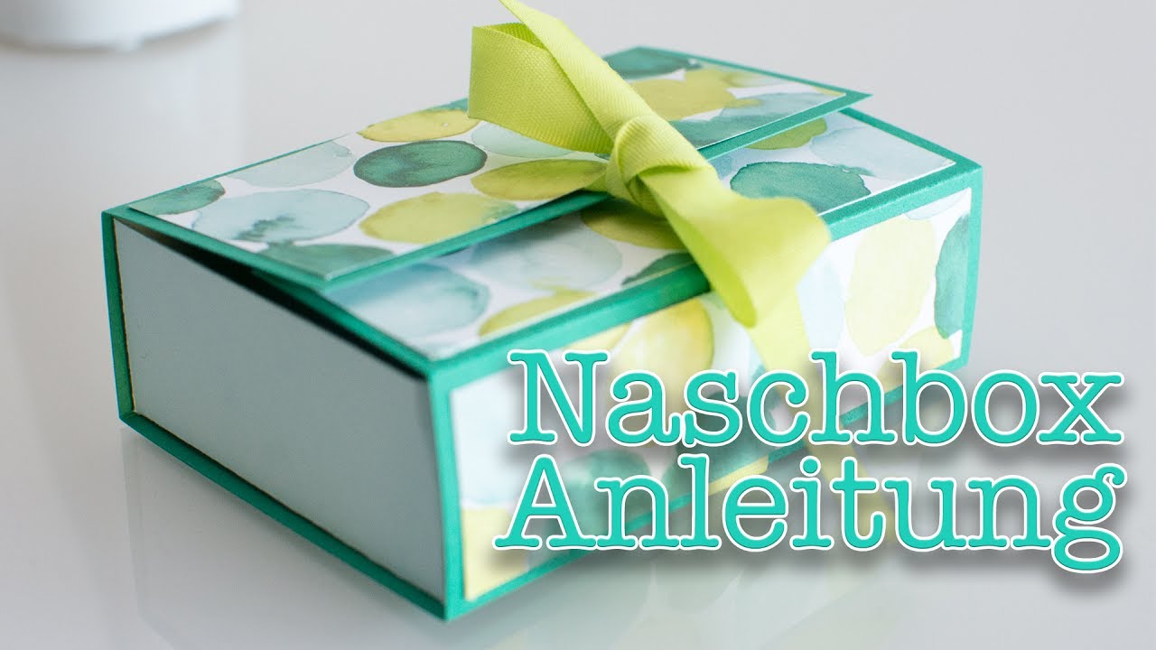 Anleitung Naschbox mit Stampin' Up! Designerpapier Bunte Vielfalt
