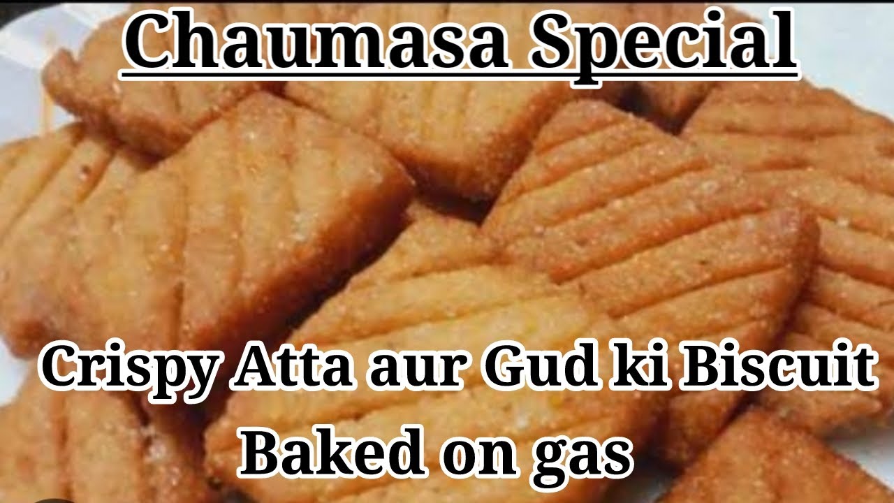 Chaumasa special Jain Recipe | Atta aur gud ki crispy biscuit | Only Jain Recipes