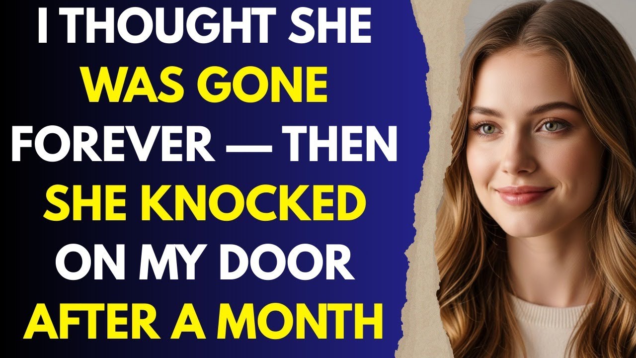 “I Thought She Was Gone Forever — Then She Knocked on My Door After a Month” #cheating