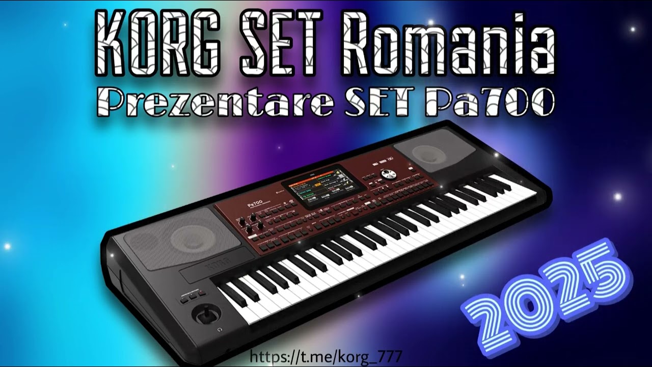 Pa700 SET Romania 2025 Korg