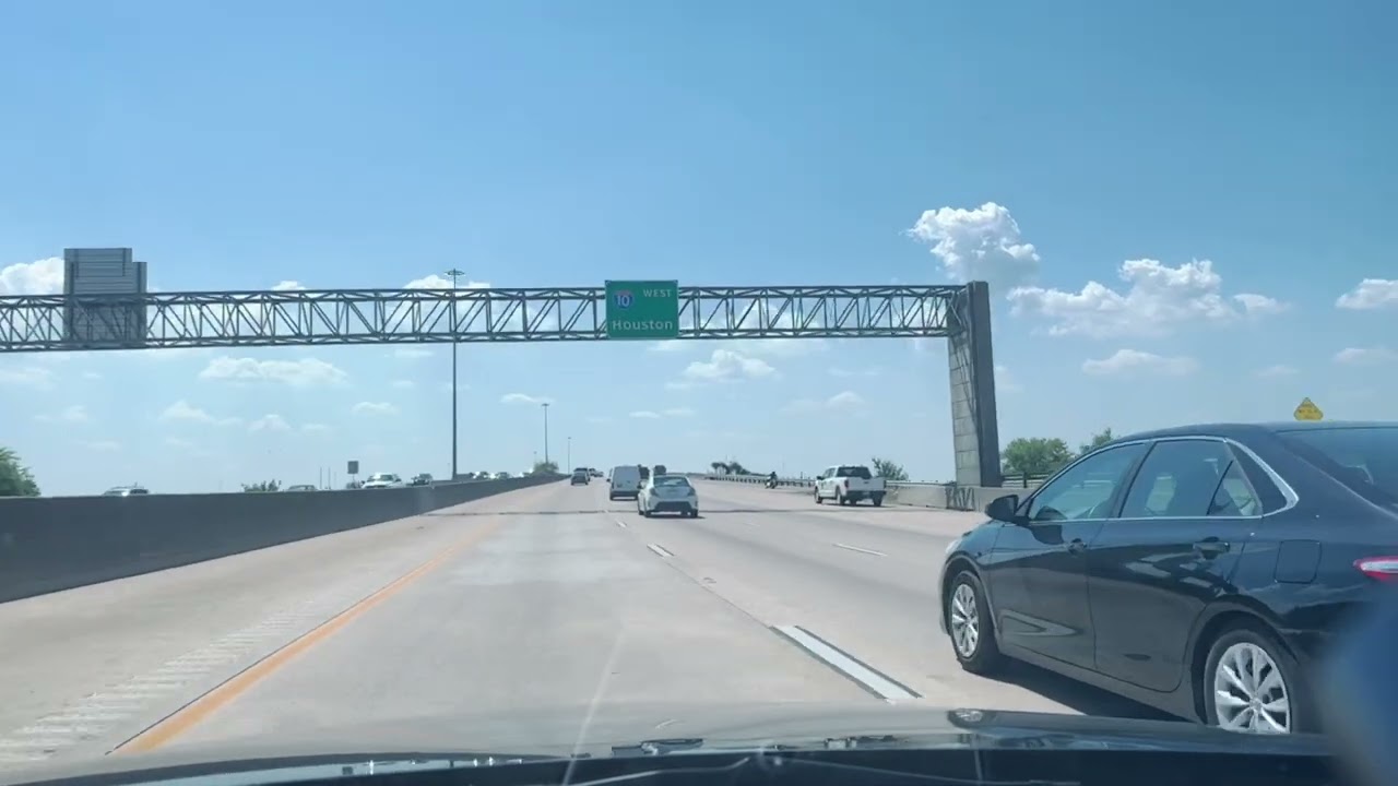 Heading westbound towards Houston. I-10 6/18/22