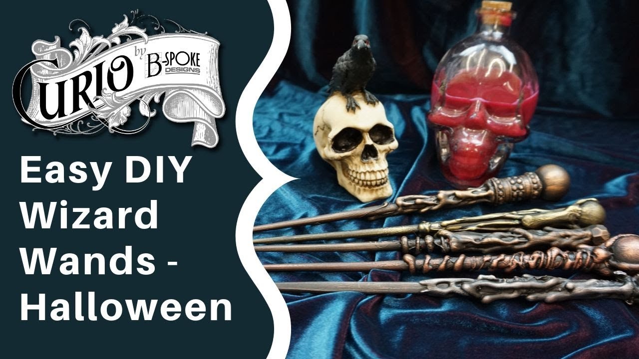 Easy DIY Wizard Wands - Halloween Craft