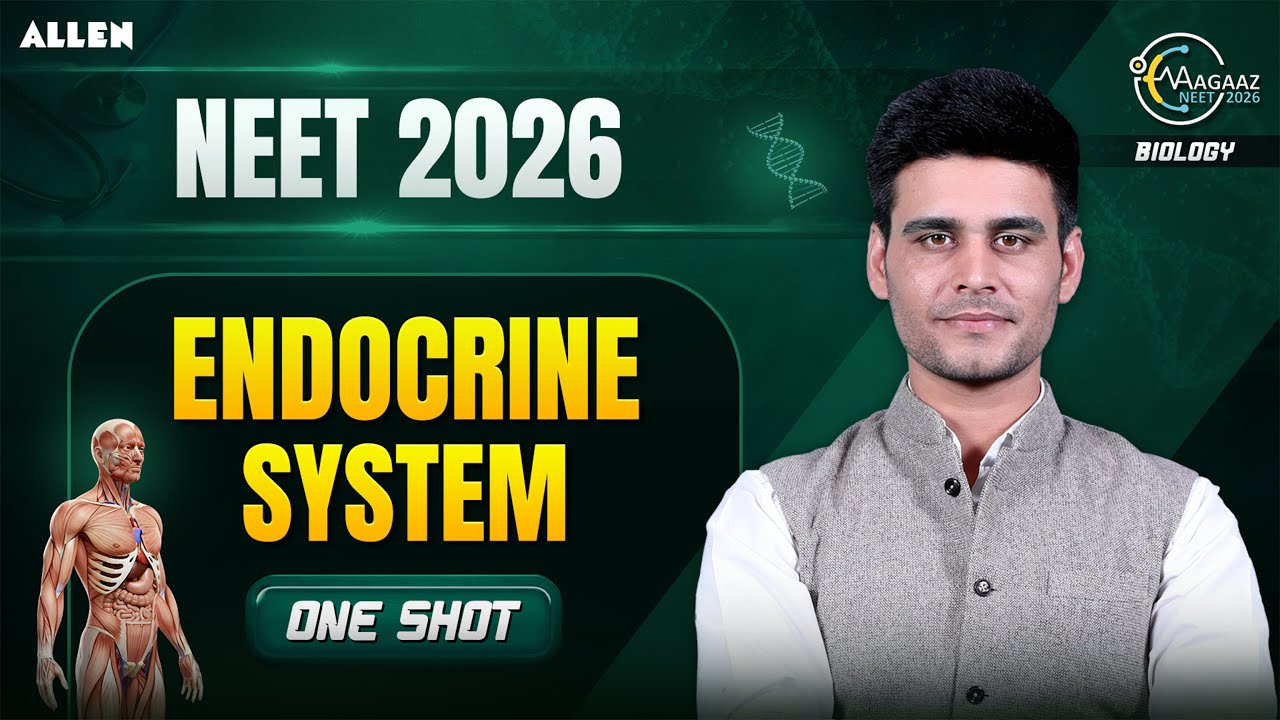 Endocrine System in One Shot 🔥 | Aagaaz NEET 2026 | Biology by Munish Dhull Sir