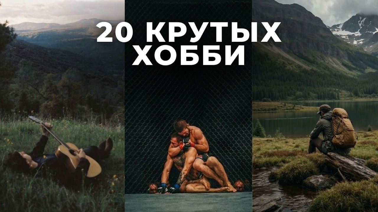 20 МОЩНЫХ ХОББИ ДЛЯ МУЖЧИН (должен попробовать КАЖДЫЙ)