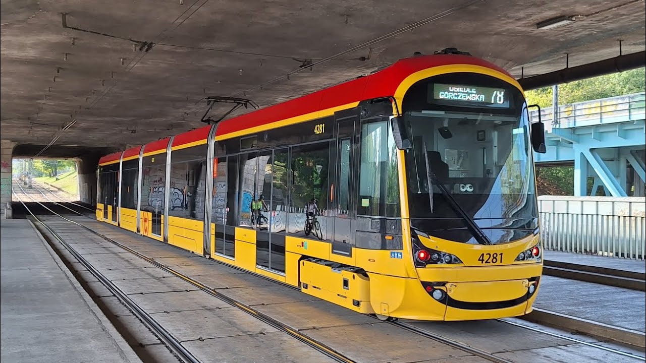 Trams in Warsaw (August 2024) 🇵🇱