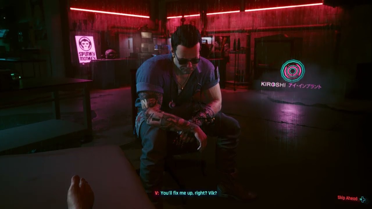 Viktor and Misty tell V the bad news about Johnny Silverhand