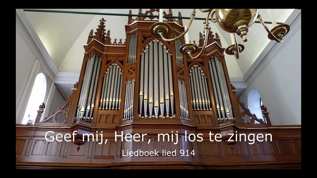 Liedboek lied 914 - Geef mij, Heer, mij los te zingen
