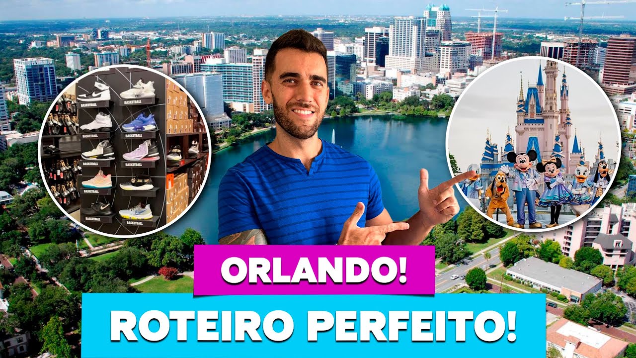 Monte seu roteiro perfeito de ORLANDO! Parques, compras, Disney e Universal!