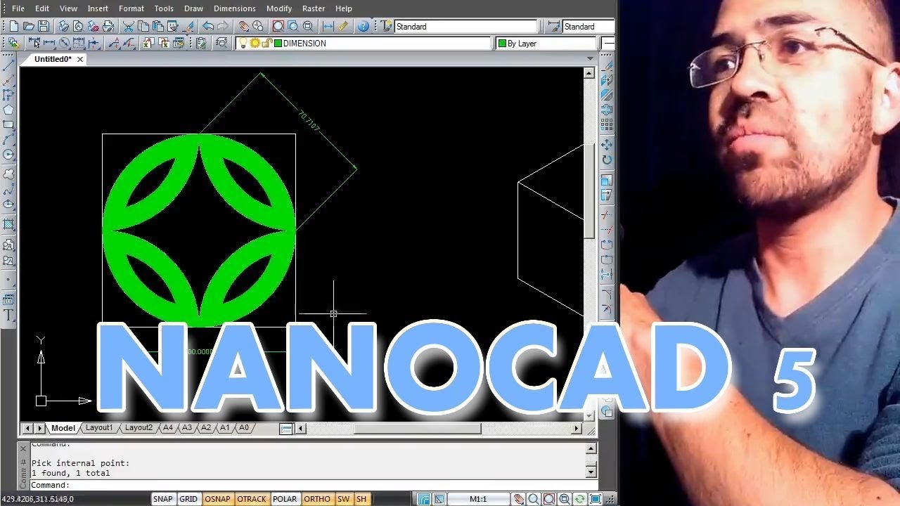 Alternativa gratuita a Autocad.  NANOCAD