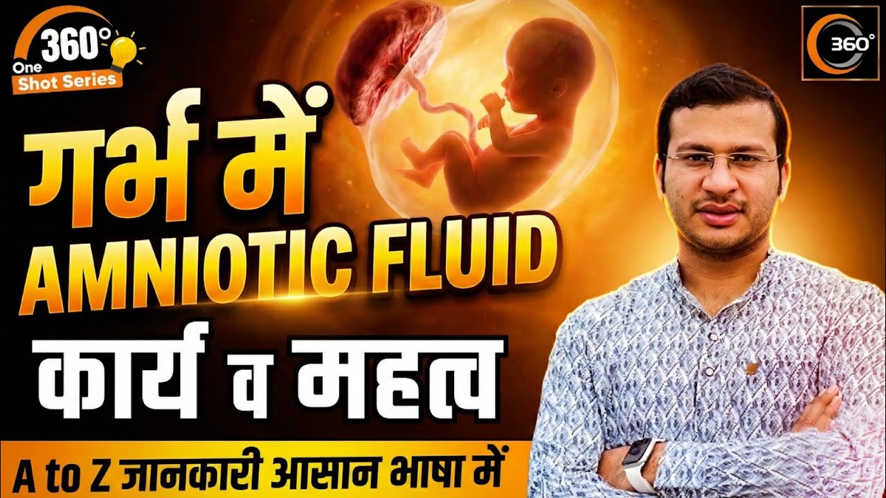 Amniotic Fluid Color: Golden, Green Or Brown? OBG Tricks | 360 Degree One Shot Series🔥 Siddharth Sir