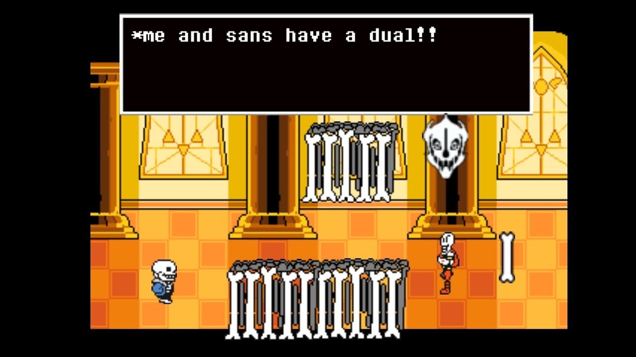 HAVING A DUAL WITH SANS!!!
