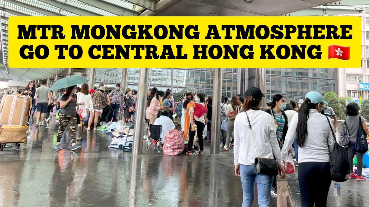 MTR MONGKONG ATMOSPHERE GO TO CENTRAL HONG KONG 🇭🇰 | BMI HONG KONG EXPLORE