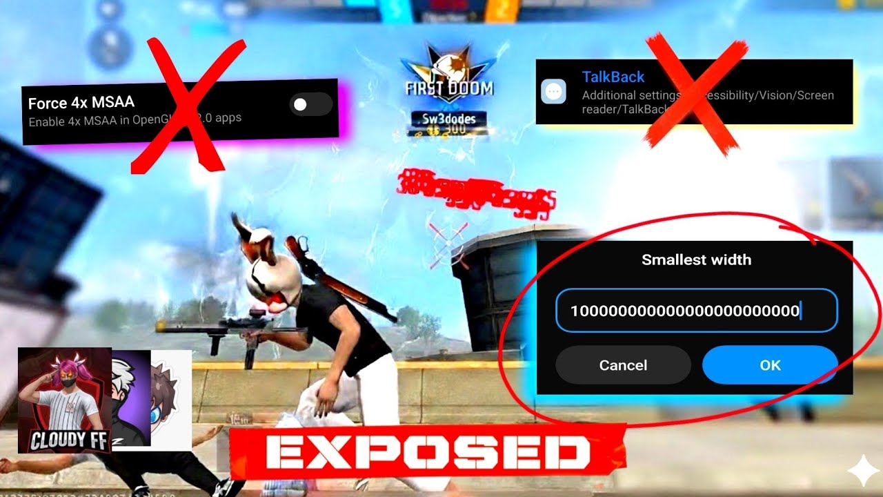 TalkBack + Force 4x MSAA + DPI 😱 ALL FAKE SETTINGS EXPOSED | Dark Reality 