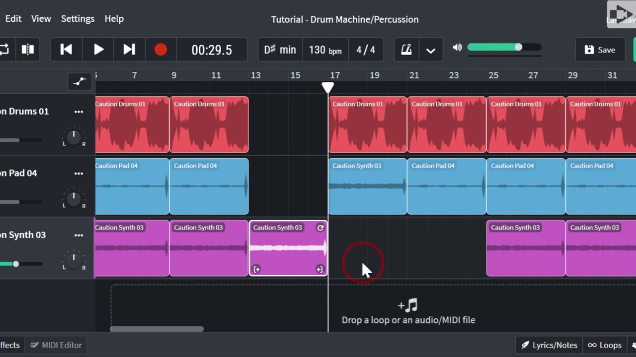 BandLab Tutorial: Using Loops part 2