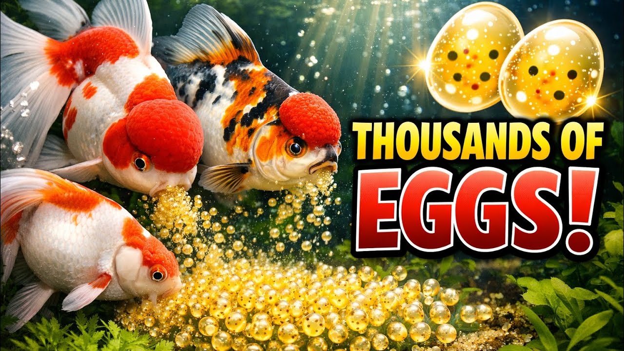 Goldfish Laying THOUSANDS of Eggs 😱 | Rare Spawning Caught on Camera