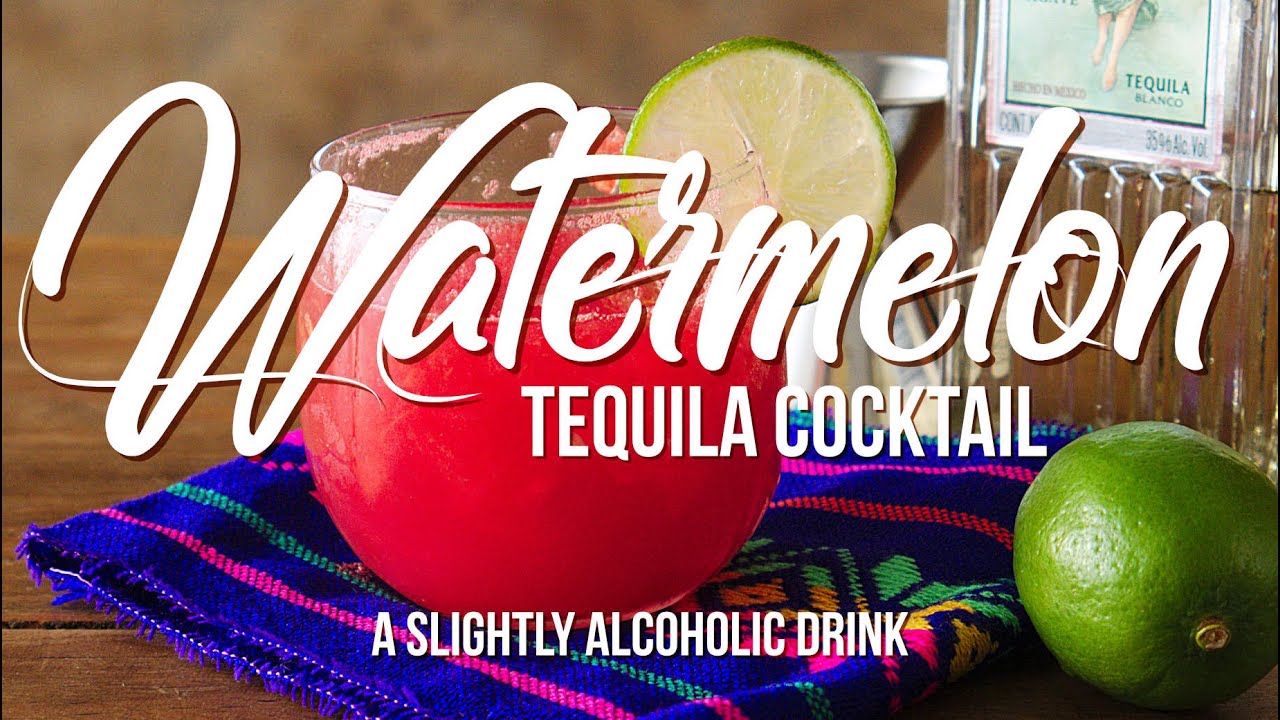 Watermelon Tequila Cocktail | #tequila #cocktails