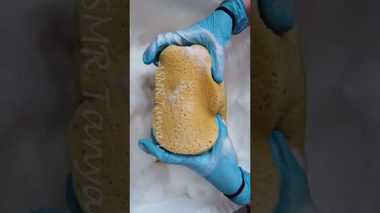 ASMR Sponge Squeezing Compilation 