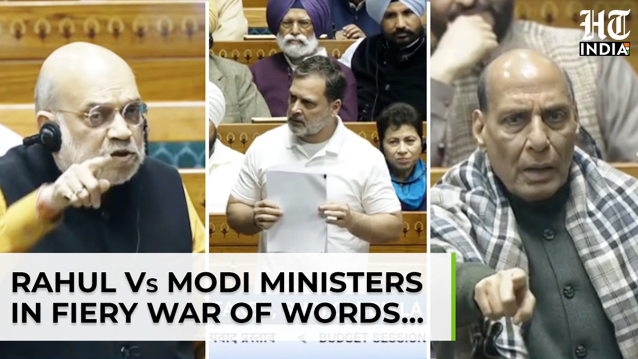 Parliament Showdown: Amit Shah, Rajnath, Om Birla Fume At Rahul Gandhi Over Gen Naravane’s Book