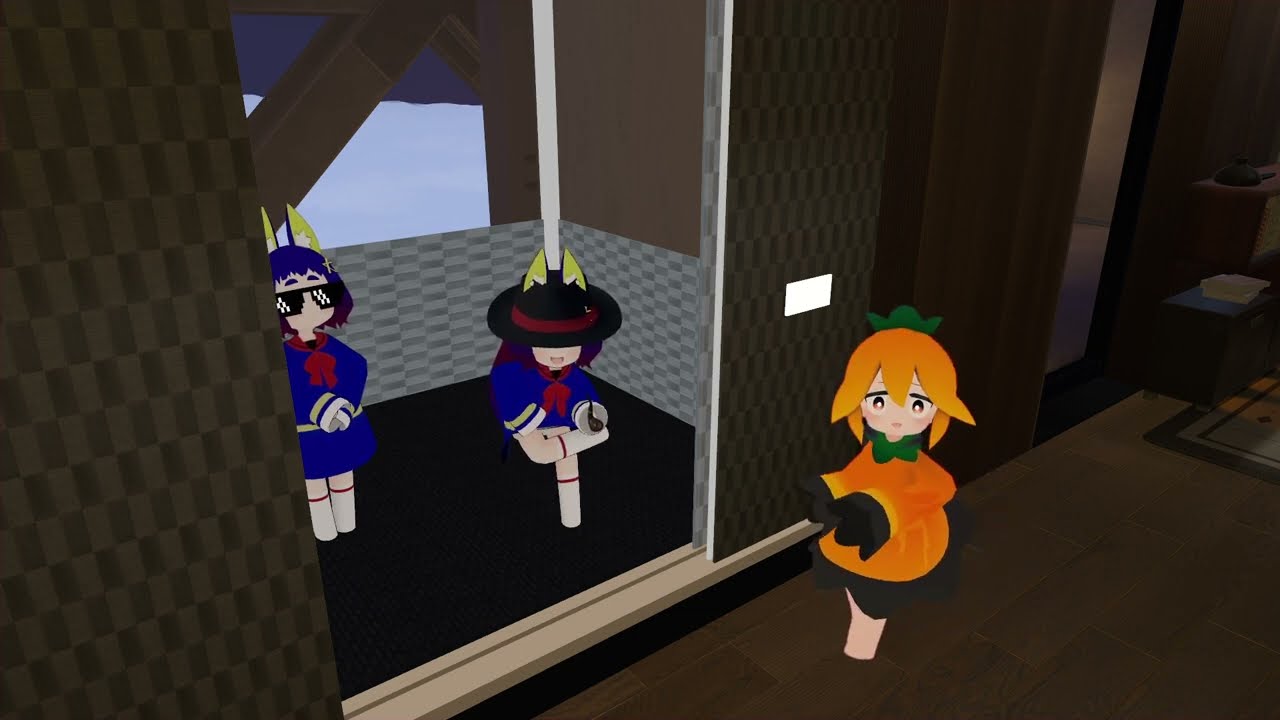 【VRChat】エレベーターに乗りたいなすちゃん
