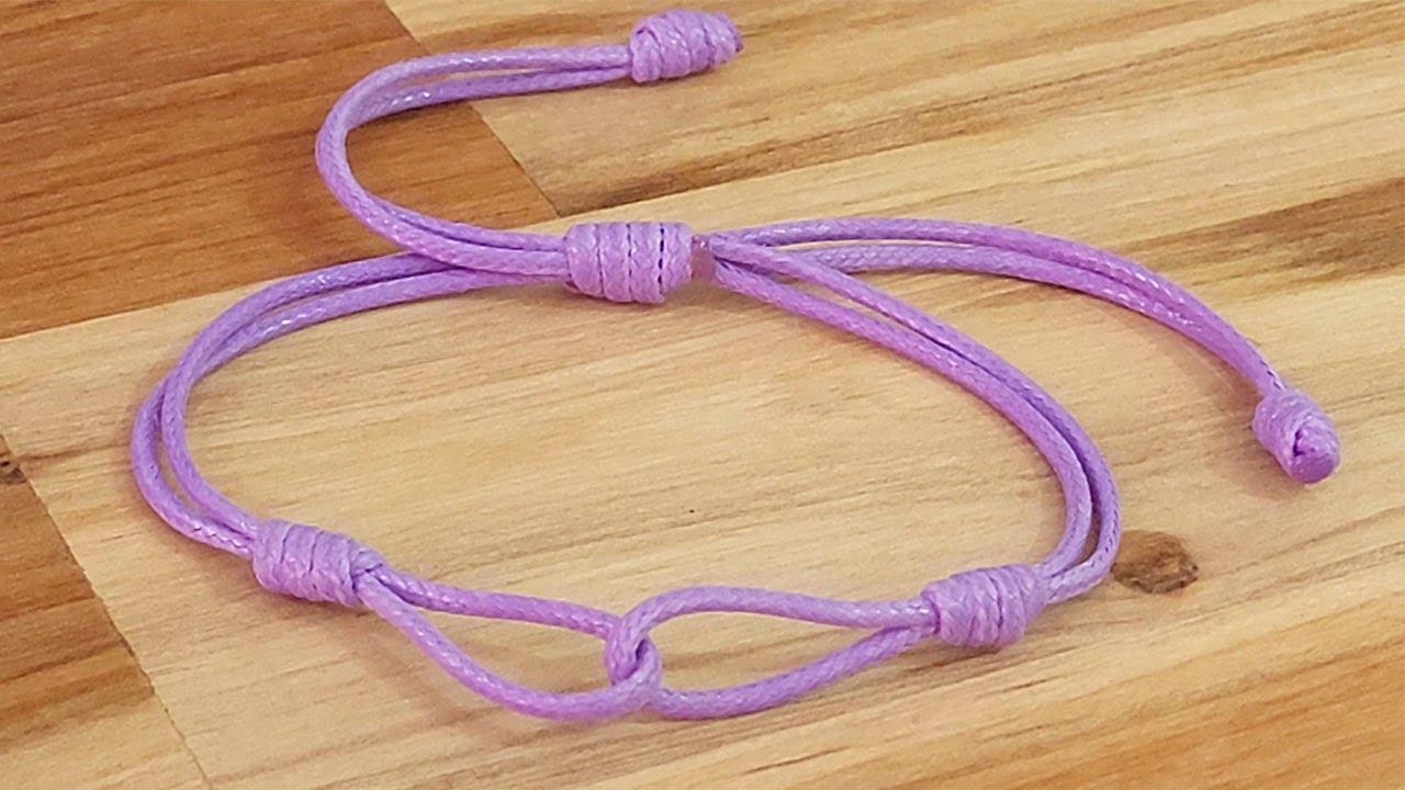 PULSERA DE HILO FACIL DE HACER INFINITA // BRACELET//PULSERA PASO A PASO