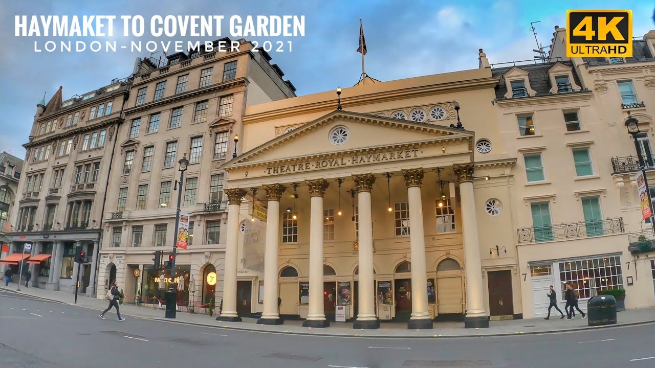 Walking To London's  Famous Covent Garden | London City Walk 4k, November 2021 | London City Tour |