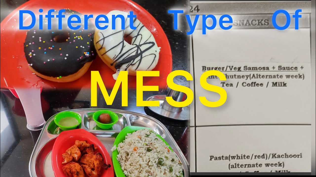 VIT College MESS [ All Types ! ]