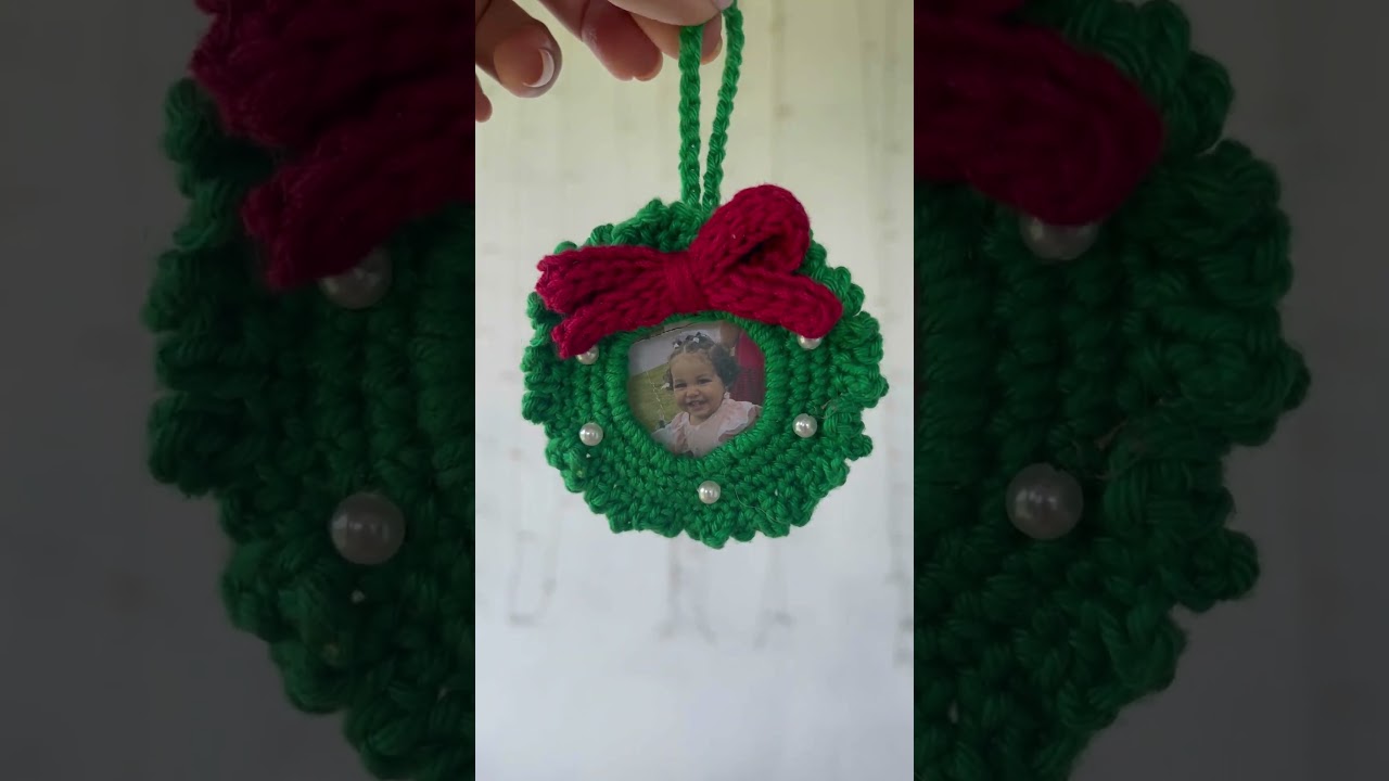 Adorno a crochet para el &aacute;rbol de navidad #crochet #ganchillo #christmas
