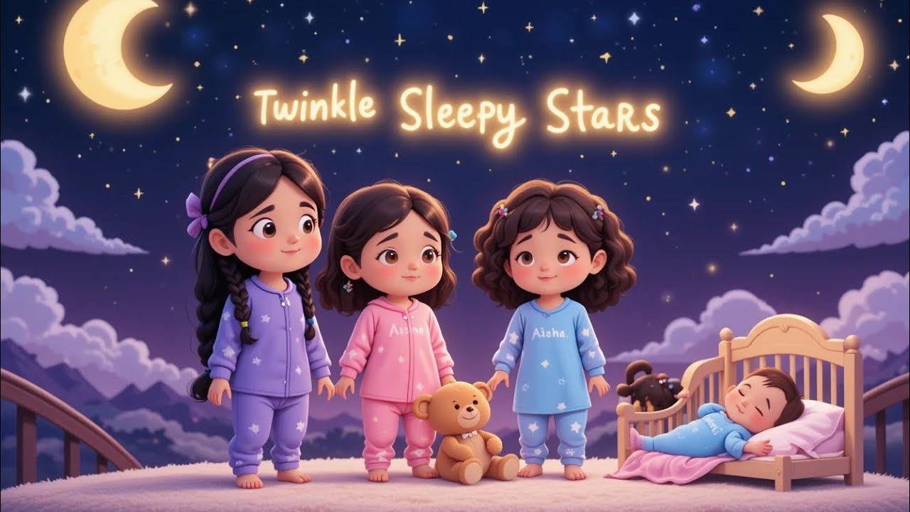 Twinkle Twinkle Sleepy Stars | A Magical Family Lullaby | yoyo tv 