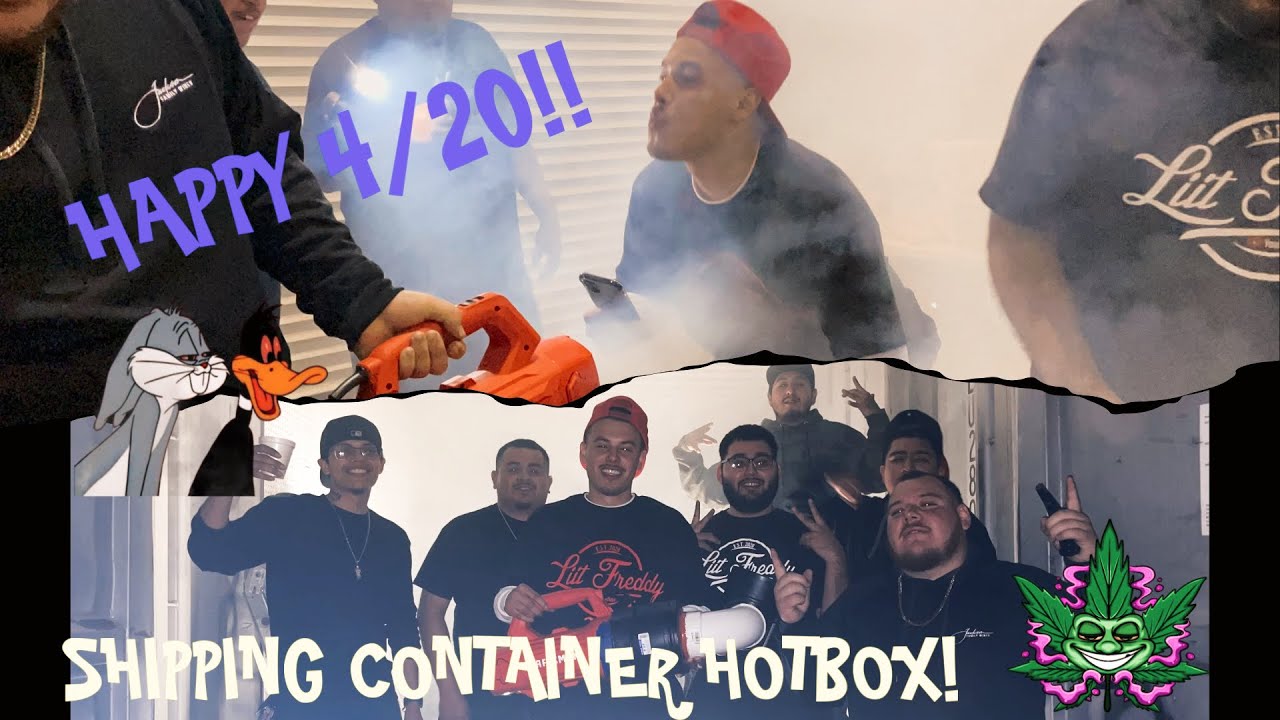 SHIPPING CONTAINER 1 LB HOTBOX ULTIMATE 420 EXPERIENCE !!( WARNING MUST SEE !!..)