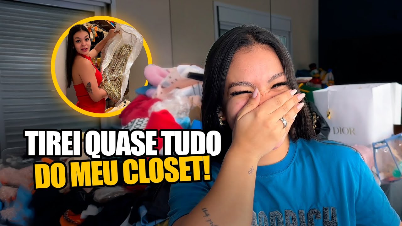 TIREI QUASE TUDO DO MEU CLOSET!
