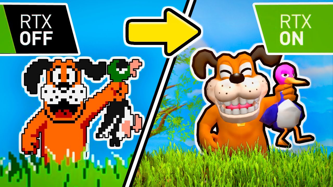 Hice DUCK HUNT pero RTX (y destruirá tu pc…)