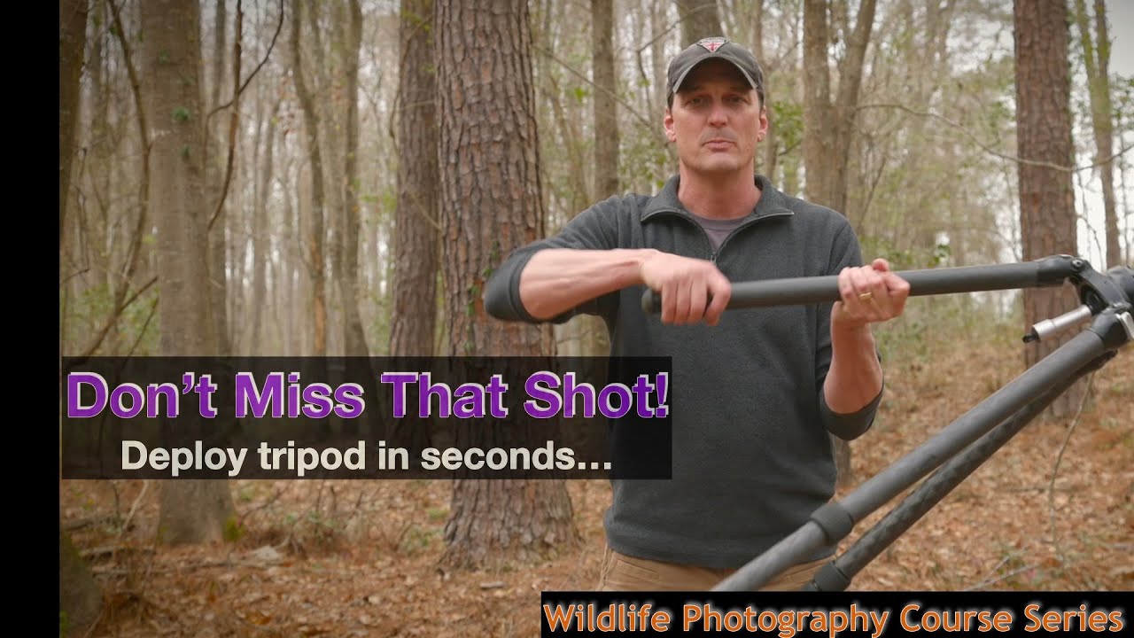 Don't miss a shot, learn to deploy your tripod in seconds
