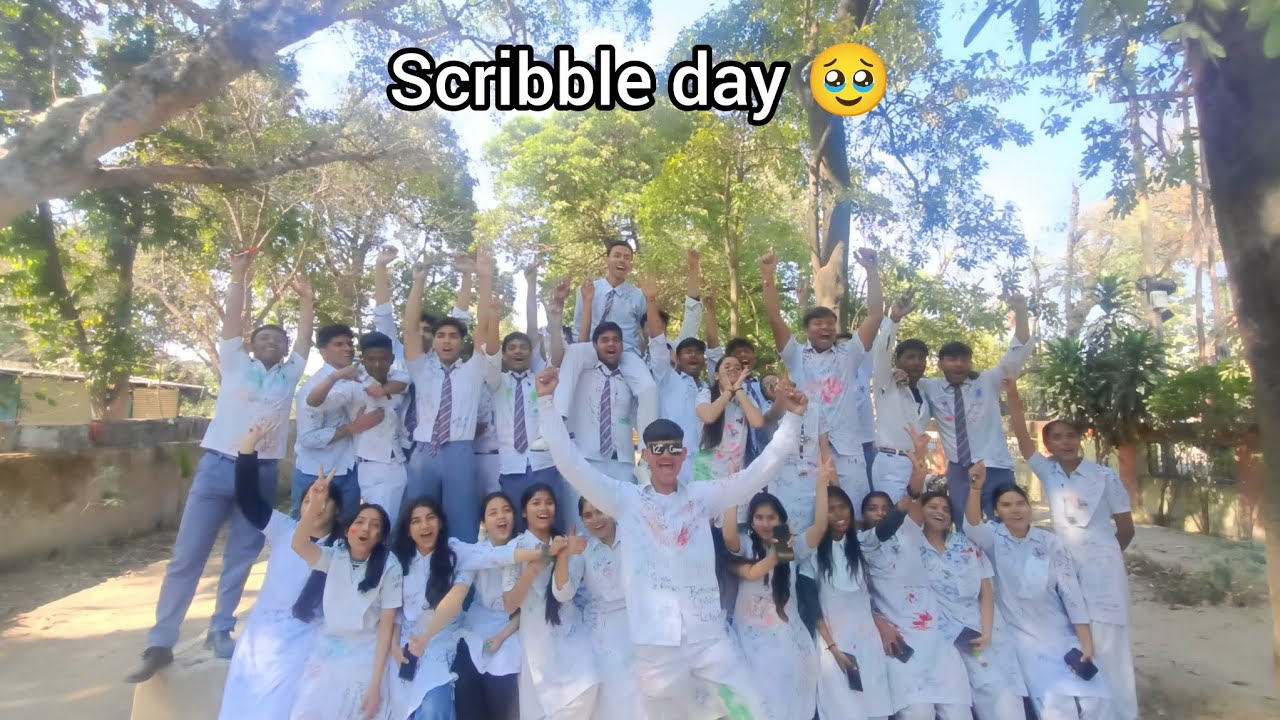 End of an era scribble day miss uh all😭🥹❤️ school life