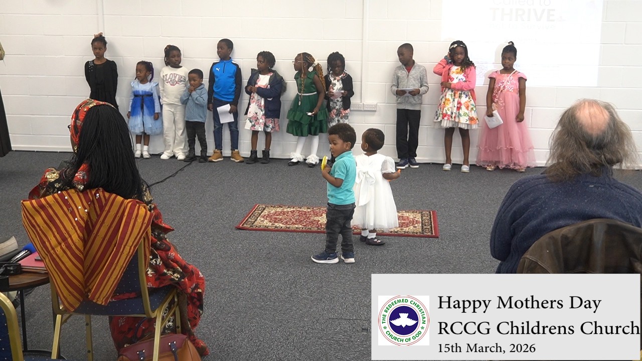 Children's Church Mothers Day Ministeration