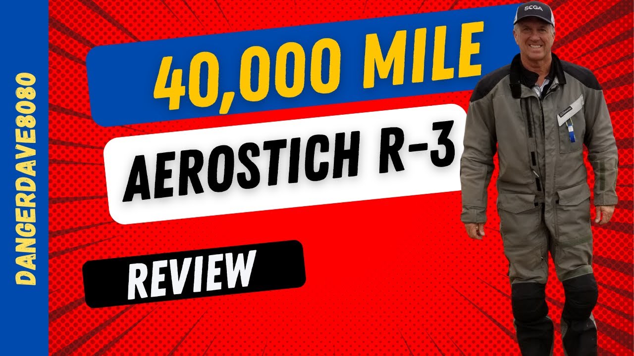 Aerostich R3 40k Mile Review ... see my 100k mile review just posted. Link below.