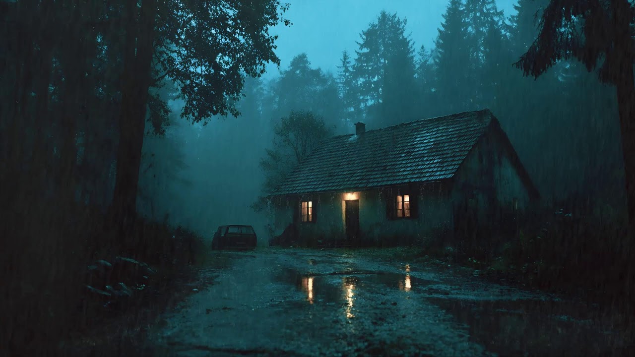 Night Rain Sounds for Sleeping 😴 Calm Rain Ambience for Insomnia & Anxiety Relief