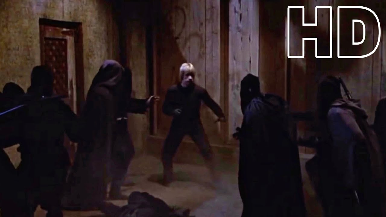 Chuck Norris takes on dozens of ninjas | The Octagon (1980)