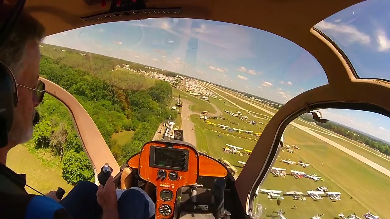 Rotorway/RotorX Oshkosh 2022 First flight of arrival!