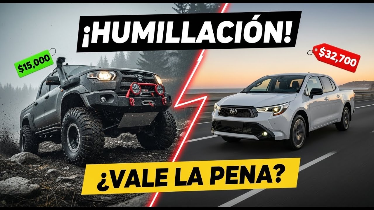 😱 TAIGA vs COROLLA PICKUP: ¿vale la pena pagar más por Toyota?