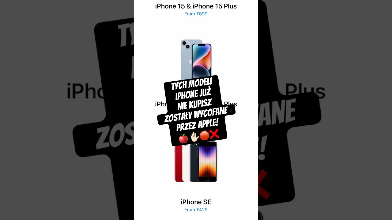 APPLE WYCOFUJE IPHONE JUŻ ICH NIE KUPISZ!  #iphone16 #shorts #appleinteligence #ios18.2