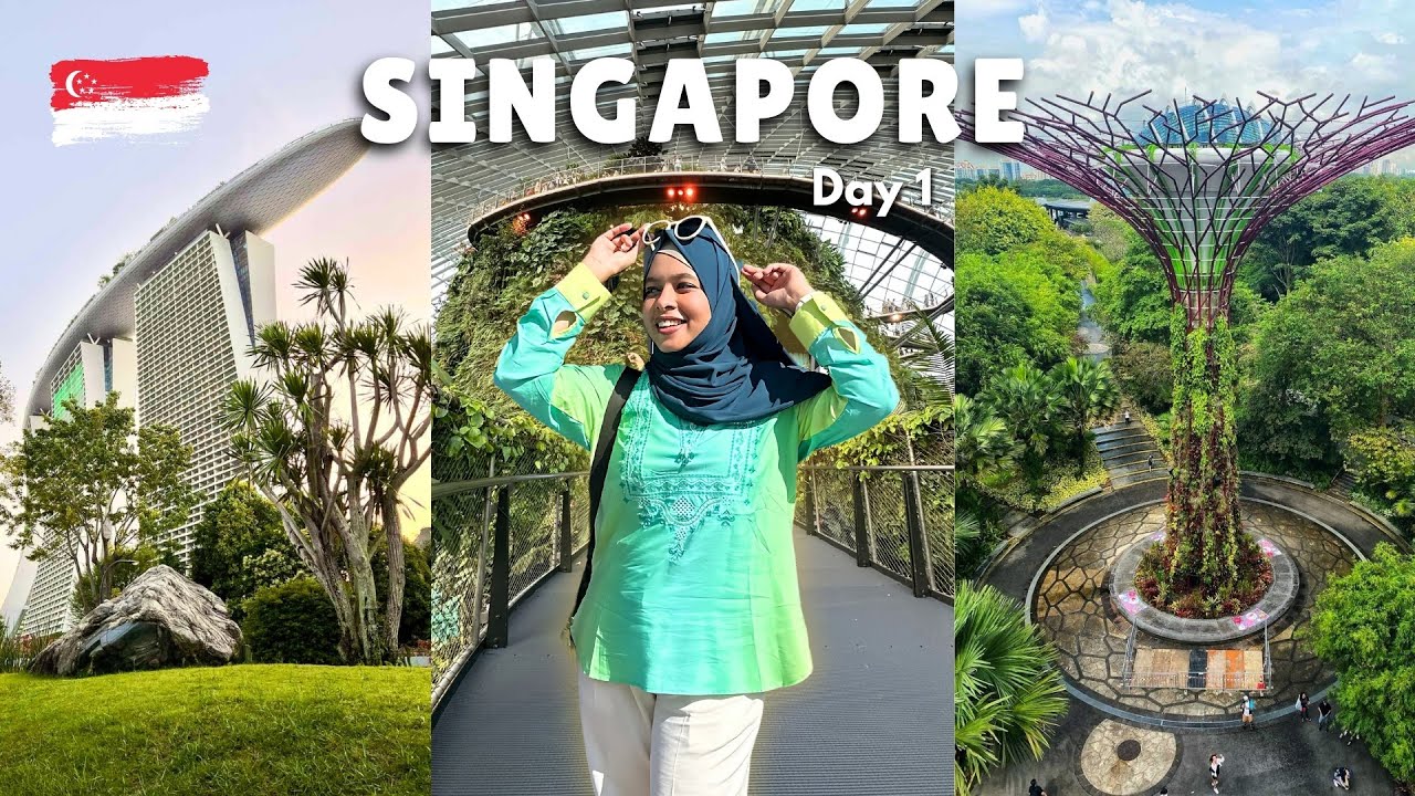 সিঙ্গাপুর এ আমাদের প্রথম দিন | Gardens by the Bay, Cloud Forest, Singapore Flyer 🇸🇬