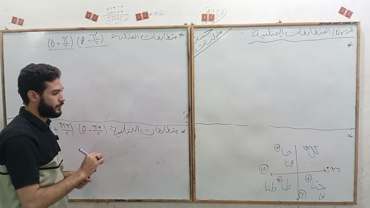 حساب مثلثات 👈 الدرس الاول 👈 متطابقات الدوال المثلثية 👈اولى ثانوي 👈 الترم الثاني 👈 2026