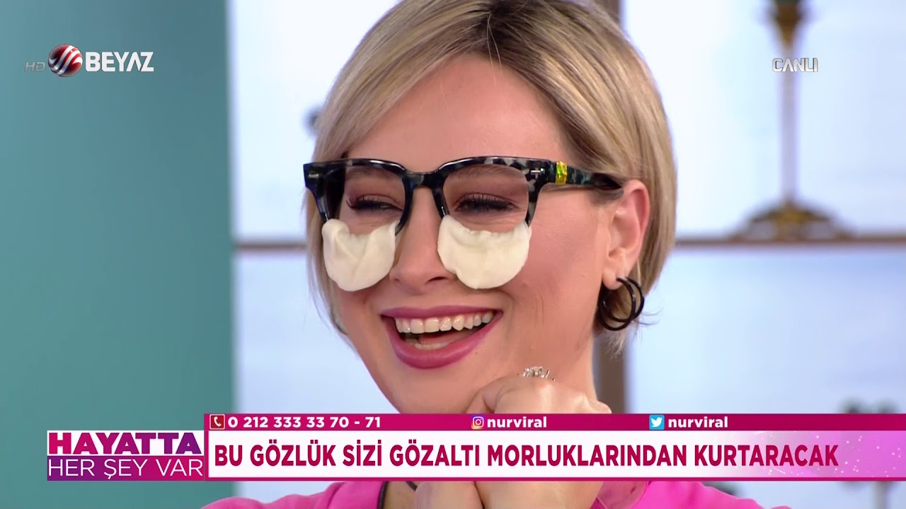 Bu gözlük sizi gözaltı morluklarından kurtaracak