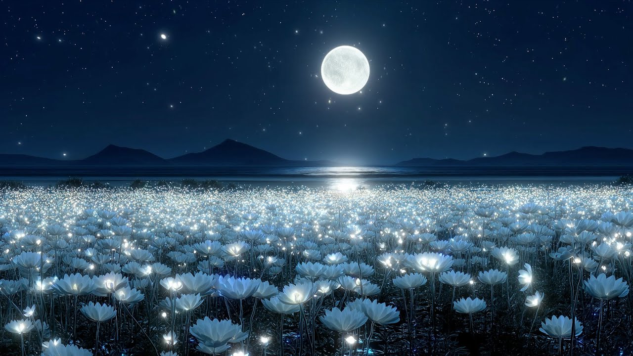 Whispers of the Moonlight 💤 Soft Piano Harmonies for Releasing Tension and Finding Deep Sleep