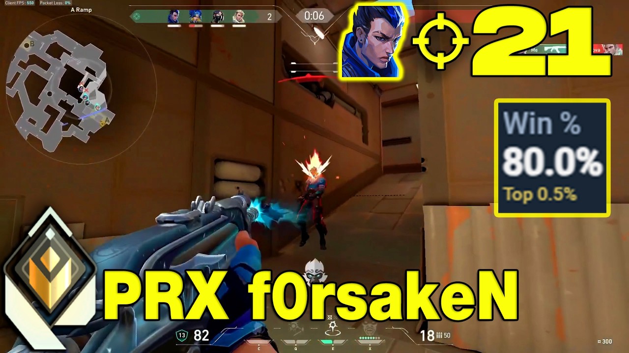 THE BEST PLAYER IN THE WORLD?!  - PRX f0rsakeN [APAC] #MatchMVP