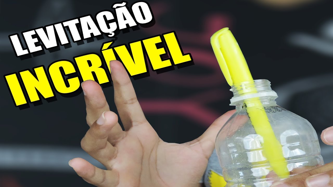 MÁGICA SENSACIONAL, LEVITAÇÃO DA CANETA (TUTORIAL)