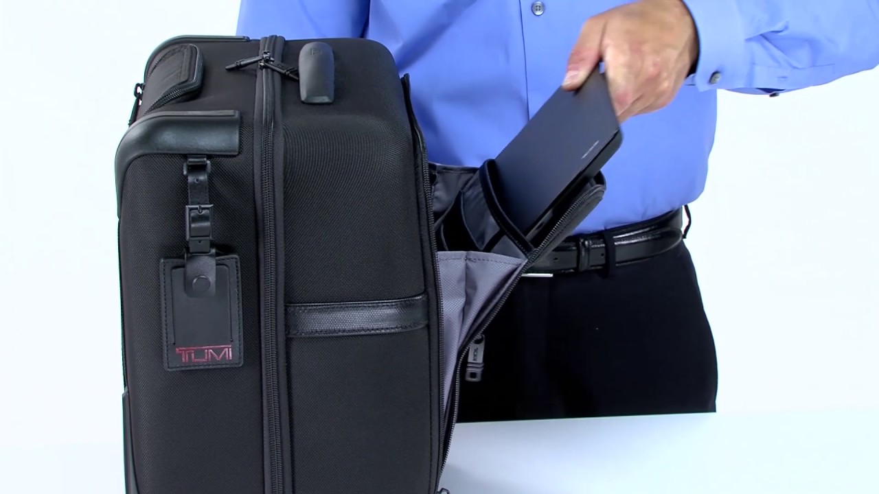 Tumi Alpha 2 - 4 Wheeled Compact Brief  SKU:8626097