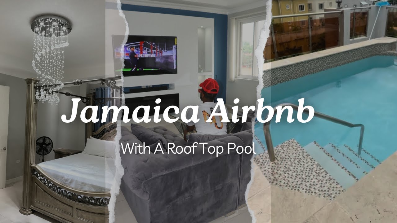 Luxurious Airbnb Tour In Kingston Jamaica With A Roof Top Pool 🤯