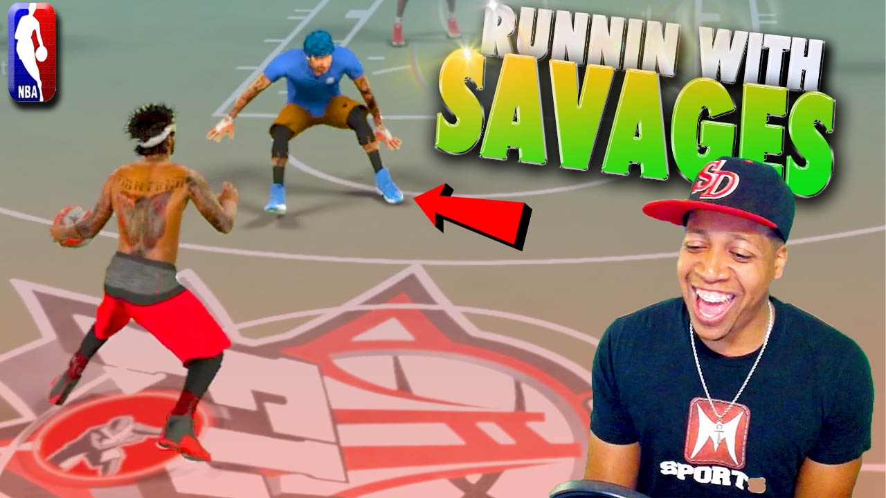 RUNNING With SAVAGES - NBA 2K17 MyPark 3v3 R2S